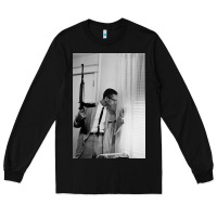 Black malcolm x Long Sleeve Tee - Craftify