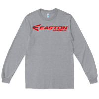 Heather Grey easton baseball Long Sleeve Tee - Craftify
