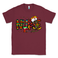 Burgundy nurse taco mexico Classic Tee - CowhideDigitalArt
