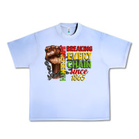 Grape Ice juneteenth breaking every chain since 1865 Urban Heavy Tee - CowGirlArtShop