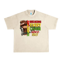 Sandshell juneteenth breaking every chain since 1865 Urban Heavy Tee - CowGirlArtShop