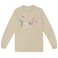 Mushroom pretty white ribbon support lung cancer awareness t shirt Long Sleeve Tee - Craftify