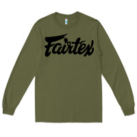 Army Green Fairtex Combat Sport Style Black Long Sleeve Tee - Craftify