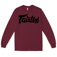 Burgundy Fairtex Combat Sport Style Black Long Sleeve Tee - Craftify