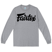 Heather Grey Fairtex Combat Sport Style Black Long Sleeve Tee - Craftify