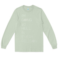 Matcha i'm  going to  hell in  every  religion Long Sleeve Tee - Craftify
