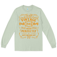 Matcha vintage 1946 the man myth legend 77 year old birthday gifts Long Sleeve Tee - trangStudio