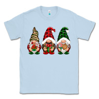 Dusty Blue Christmas gnomes Classic Tee - NancyCooperArtShop