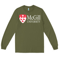 Army Green mcgill university Long Sleeve Tee - Craftify