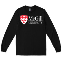 Black mcgill university Long Sleeve Tee - Craftify