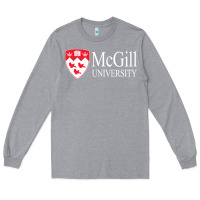 Heather Grey mcgill university Long Sleeve Tee - Craftify