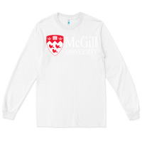 White mcgill university Long Sleeve Tee - Craftify
