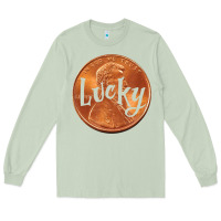 Matcha Cute Good Luck Gift - Lucky Penny Long Sleeve Tee - Craftify
