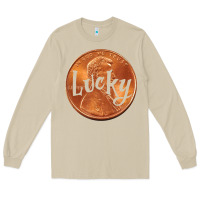 Mushroom Cute Good Luck Gift - Lucky Penny Long Sleeve Tee - Craftify