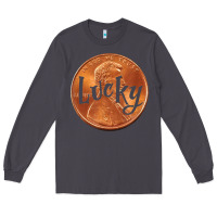 Smoke Cute Good Luck Gift - Lucky Penny Long Sleeve Tee - Craftify