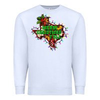 White merry Christmas y'all Texas map Premium Sweatshirt - BarkalooDesign