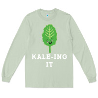 Matcha kaleing it kale art for vegans vegetarians Long Sleeve Tee - Craftify