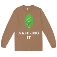Toasted Coconut kaleing it kale art for vegans vegetarians Long Sleeve Tee - Craftify