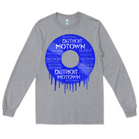 Heather Grey detroit motown record t shirt motown record t shirt Long Sleeve Tee - Craftify