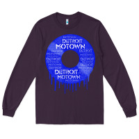Plum detroit motown record t shirt motown record t shirt Long Sleeve Tee - Craftify