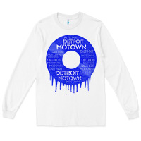 White detroit motown record t shirt motown record t shirt Long Sleeve Tee - Craftify