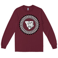Burgundy blackfeet nation flag   blackfeet Long Sleeve Tee - Craftify