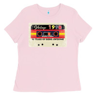 Bubblegum Pink 30th birthday 30 years 1990 retro tape cassette Ladies Tee - Bettercallsaul