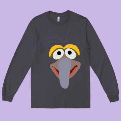 Gonzo Long Sleeve Tee Designed By Craftify