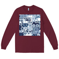 Burgundy coach blue Long Sleeve Tee - Craftify