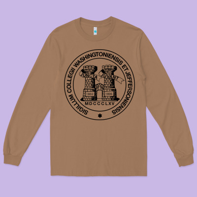 Washington & Jefferson College Long Sleeve Tee Designed By Craftify