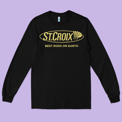 St Croix Rods Long Sleeve Tee Designed By Craftify