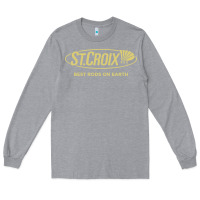 Heather Grey st croix rods Long Sleeve Tee - Craftify