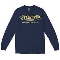 Navy st croix rods Long Sleeve Tee - Craftify
