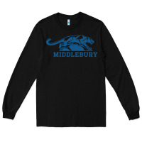 Black middlebury panthers Long Sleeve Tee - Craftify
