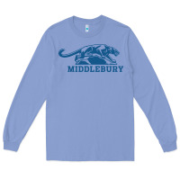 Colony Blue middlebury panthers Long Sleeve Tee - Craftify