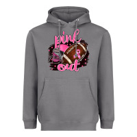 Storm Pink Out Football Heavyweight Hoodie - BarkalooDesign