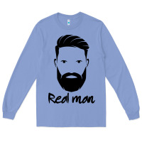 Colony Blue Real Man Long Sleeve Tee - Craftify