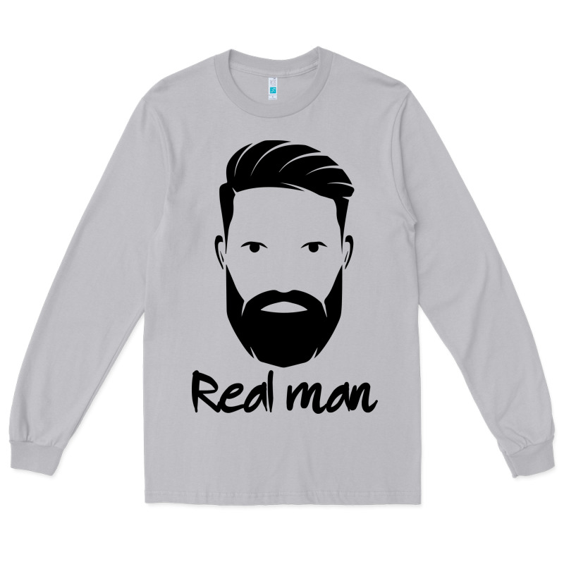 Real Man Long Sleeve Tee by Craftify | Teevron