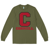 Army Green cornell big red Long Sleeve Tee - Craftify