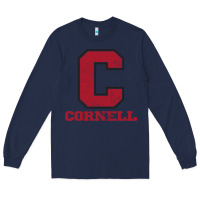 Navy cornell big red Long Sleeve Tee - Craftify