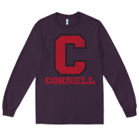 Plum cornell big red Long Sleeve Tee - Craftify