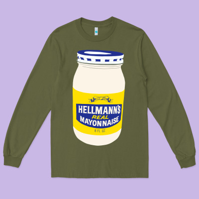 Mayonnaise Long Sleeve Tee Designed By Craftify