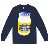 Navy Mayonnaise Long Sleeve Tee - Craftify