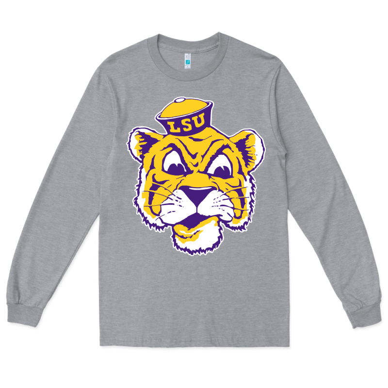 Vintage Louisiana State Tiger Mascot Long Sleeve Tee by Craftify | Teevron