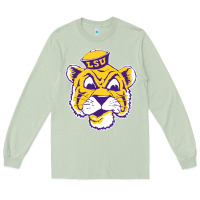 Matcha Vintage Louisiana State Tiger Mascot Long Sleeve Tee - Craftify
