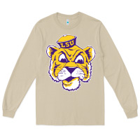 Mushroom Vintage Louisiana State Tiger Mascot Long Sleeve Tee - Craftify
