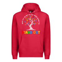 Cardinal Why Fit In Autism Awareness Premium Hoodie - CowhideDigitalArt