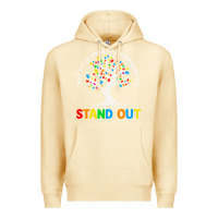 Pina Colada Why Fit In Autism Awareness Premium Hoodie - CowhideDigitalArt