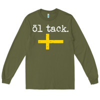 Army Green Swedish Beer Please Ol Tack Long Sleeve Tee - Craftify