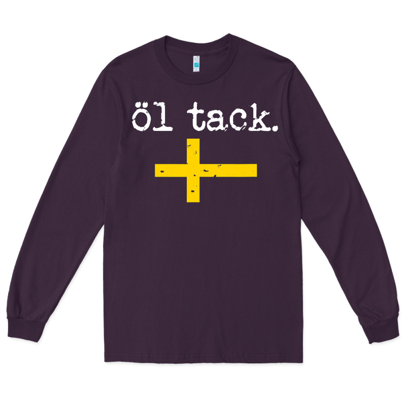 Swedish Beer Please Ol Tack Long Sleeve Tee by Craftify | Teevron